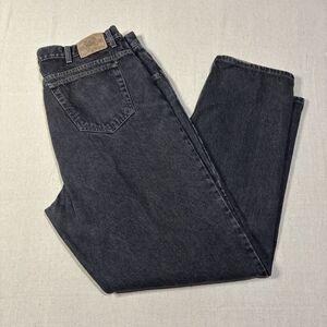 Vintage Brittania Men’s Size 40x32 Classic Relaxed Fit Black Distressed Jeans